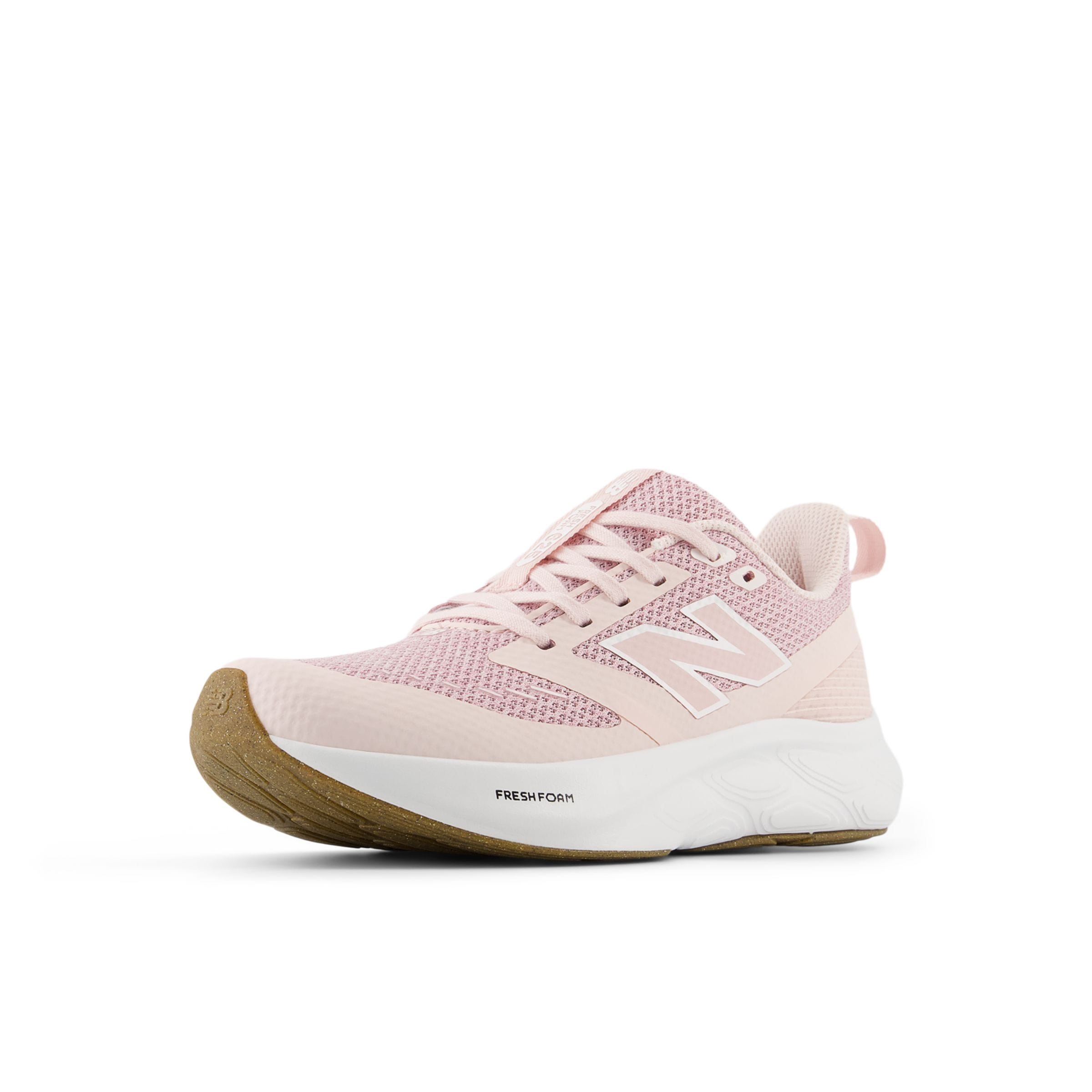 Chaussure de course new balance en rose : devant