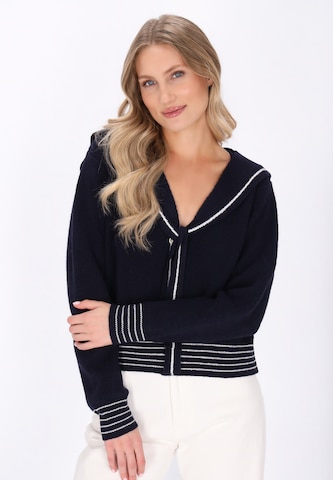 DreiMaster Maritim Knit cardigan in Blue