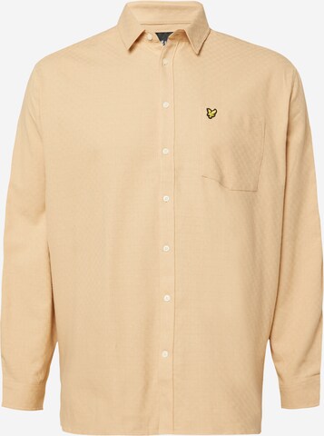 Lyle & Scott Big&Tall Regular fit Skjorta i beige: framsida