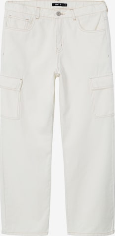 Wide Leg Jean NAME IT en blanc : devant