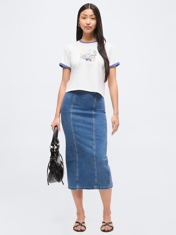 Abercrombie & Fitch - Camisa 'COASTAL BEATNIK SKIMMING BOAT' em branco