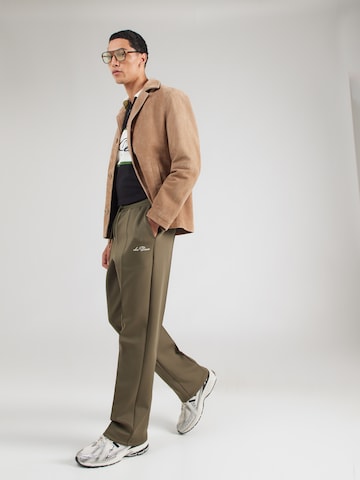 Les Deux - Loosefit Pantalón en verde