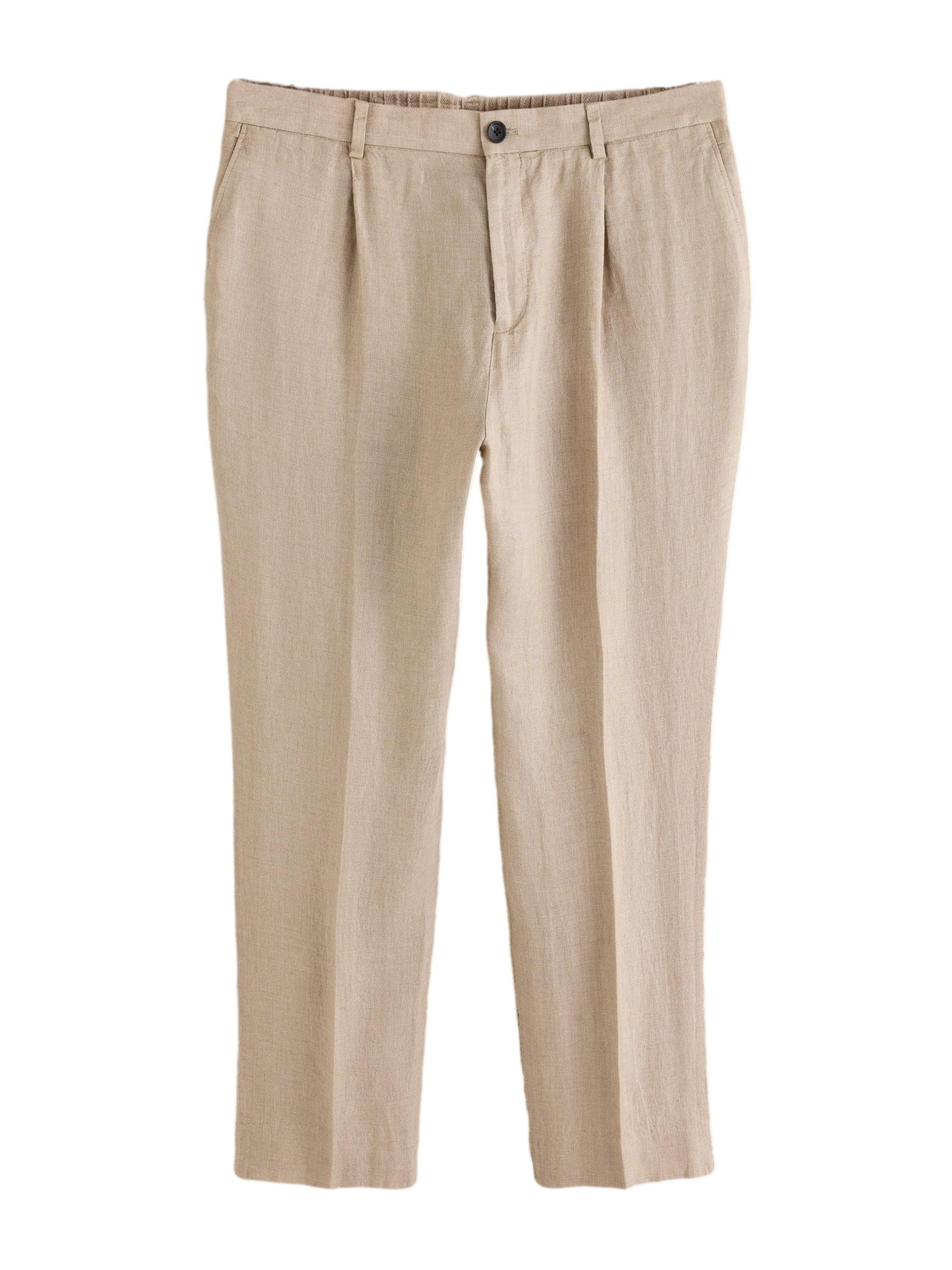 Next Pleat-front trousers in 46/Short in Sand, Item view