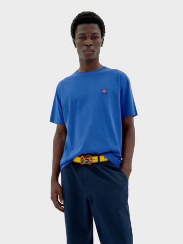 Thinking MU T-Shirt 'Sol' in Blau: Vorderseite