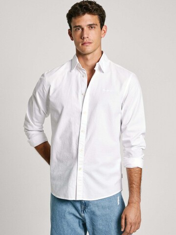Coupe regular Chemise ' PHIL ' Pepe Jeans en blanc : devant