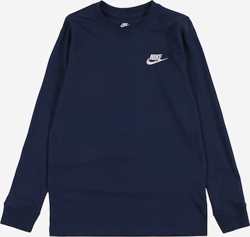 Nike Sportswear Tričko 'FUTURA' – modrá: přední strana