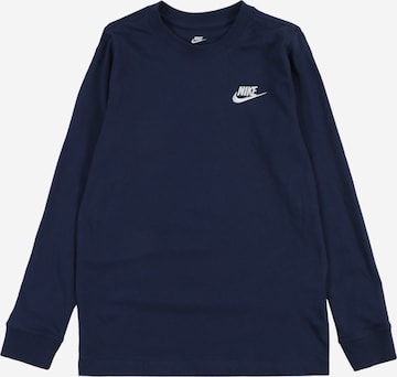 Nike Sportswear Shirt 'FUTURA' in Blue: front