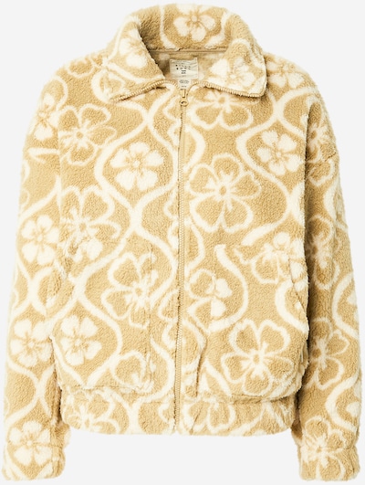 BILLABONG Fleecejacke 'FIRST LIGHT' in khaki / weiß, Produktansicht