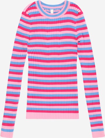 Pieces Kids Sweter 'CRISTA' w kolorze różowy: przód