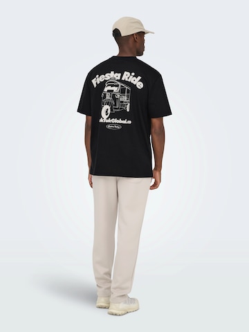 Only & Sons T-shirt 'ONSFRED' i svart