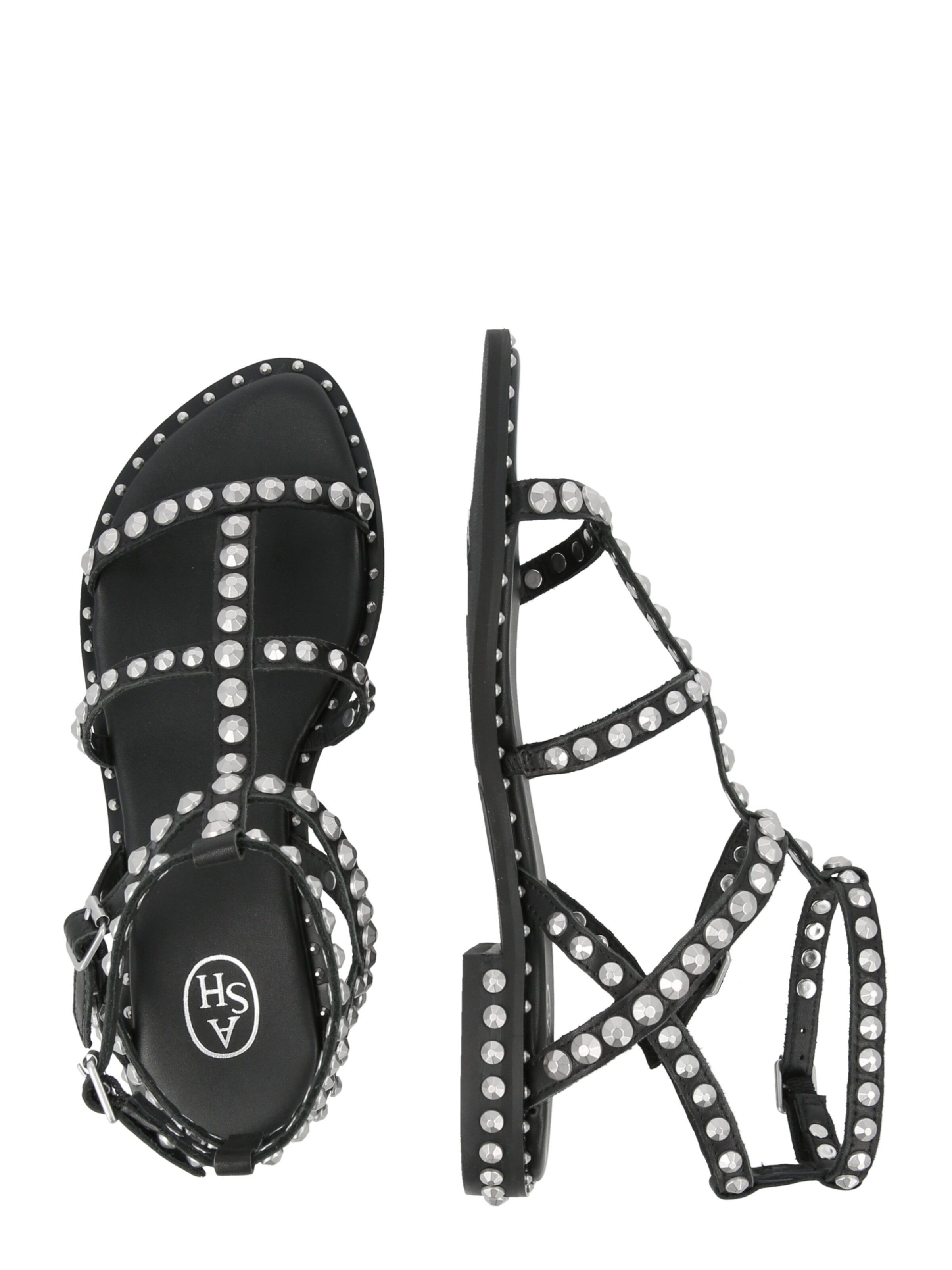 ASH - Sandalias con hebilla 'PRECIOUS01' en negro