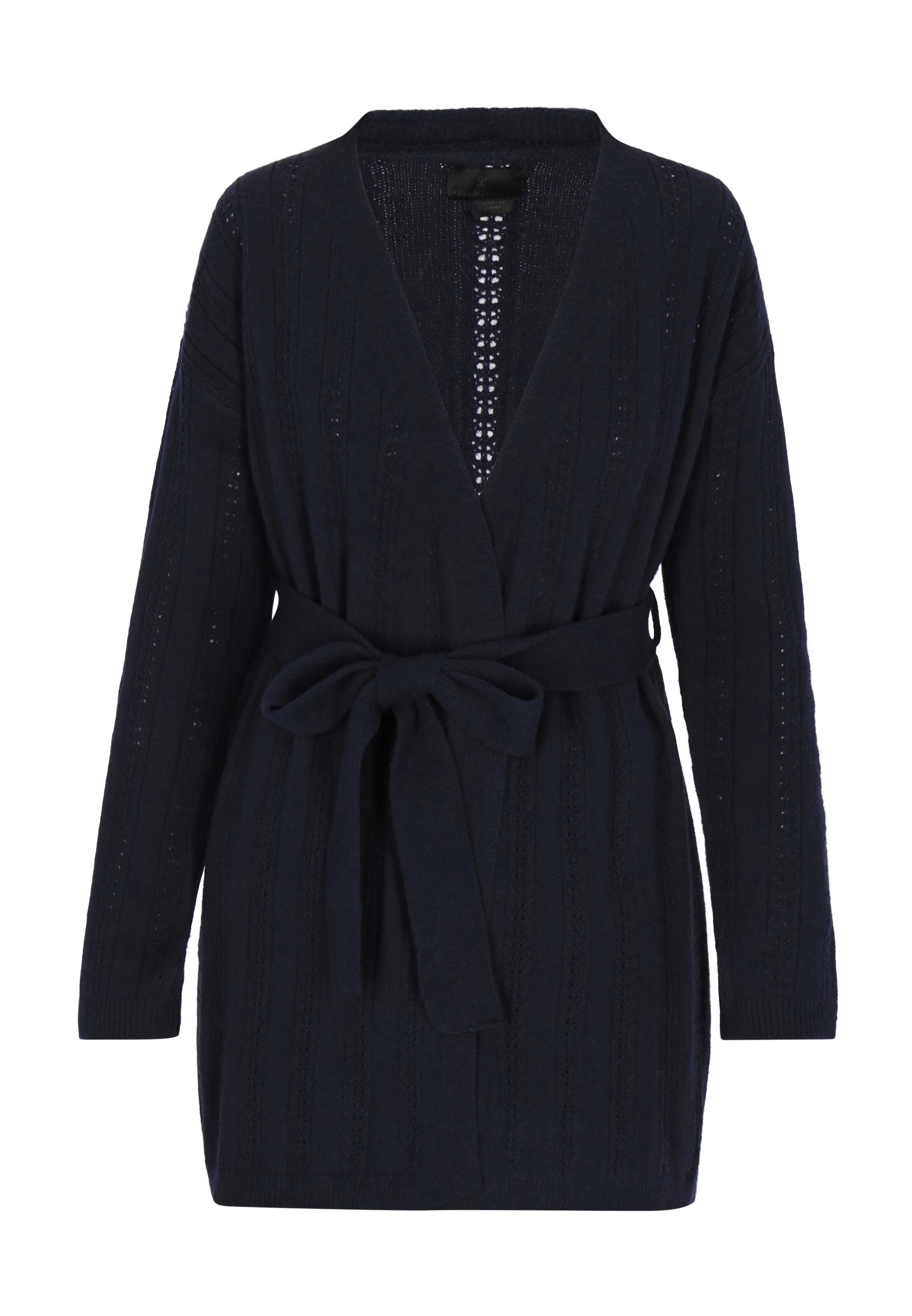 DreiMaster Klassik - Casaco de malha em azul: frente