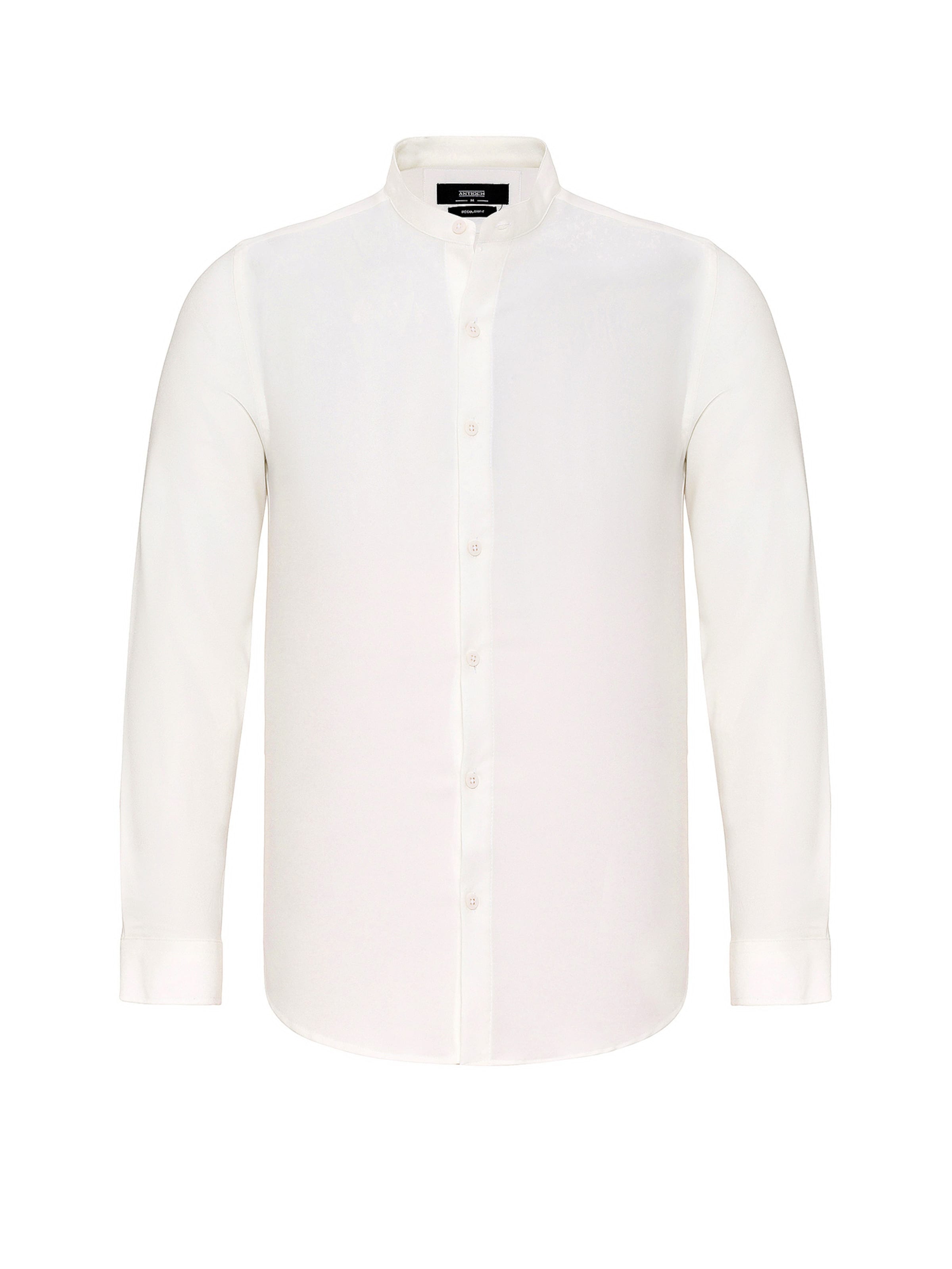 Antioch Slim fit Button Up Shirt in Beige: front