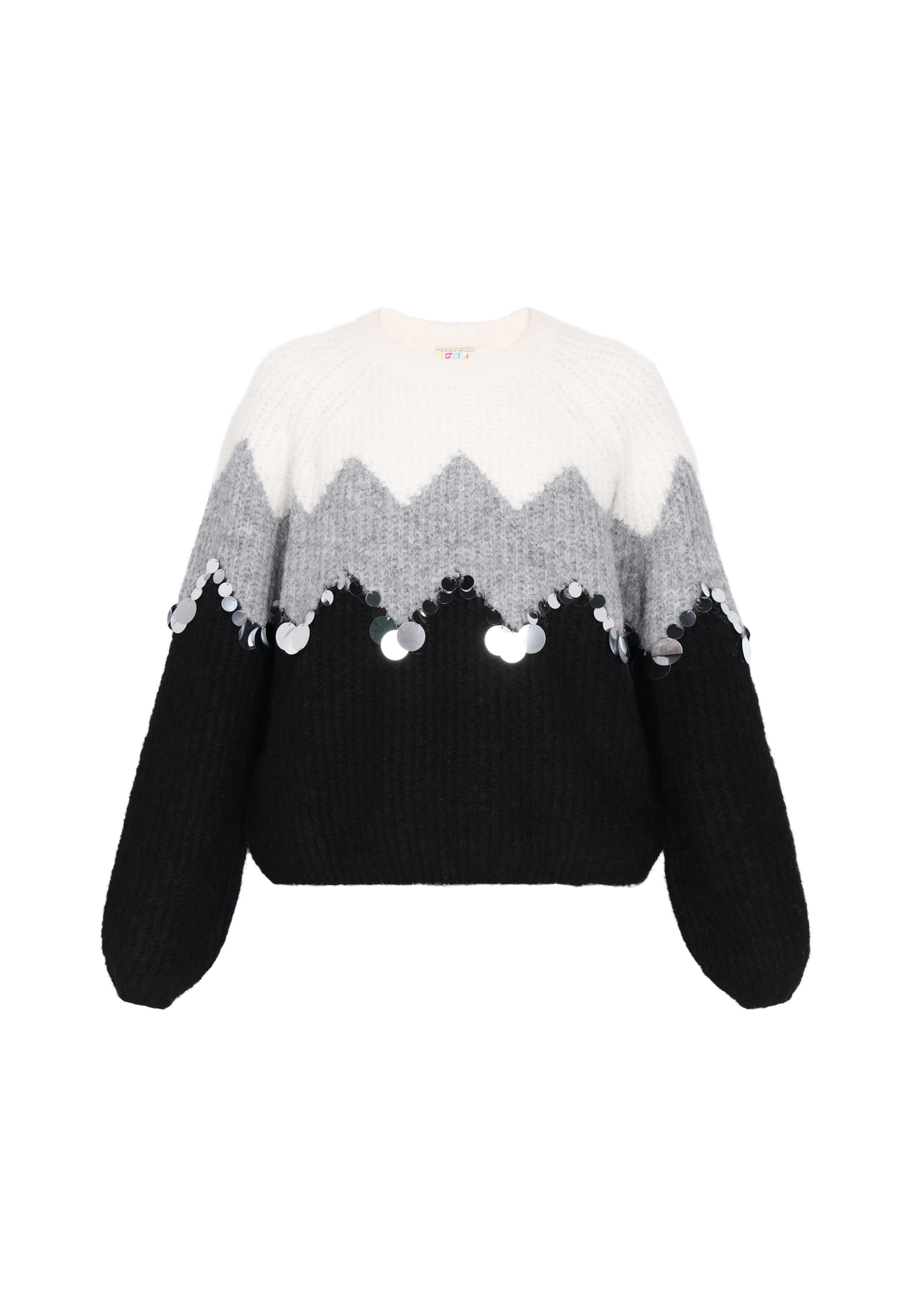 Pull-over IZIA en noir : devant