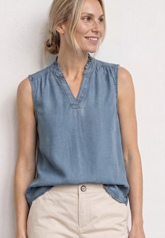STREET ONE Blouse in Blue: front