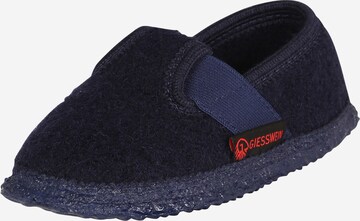 GIESSWEIN - Pantufa 'Türnberg' em azul: frente