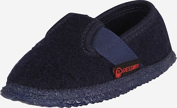 GIESSWEIN - Pantufa 'TÜRNBERG' em azul: frente