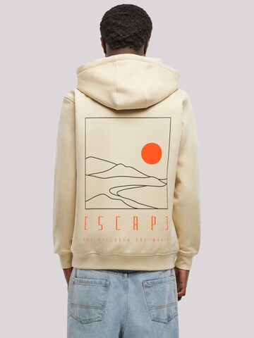 F4NT4STIC Sweatshirt 'Escape Discover the World Landscape' in Beige