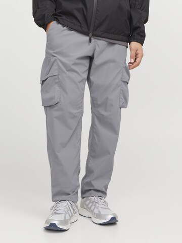 JACK & JONES Regular Cargo trousers in Grey: front