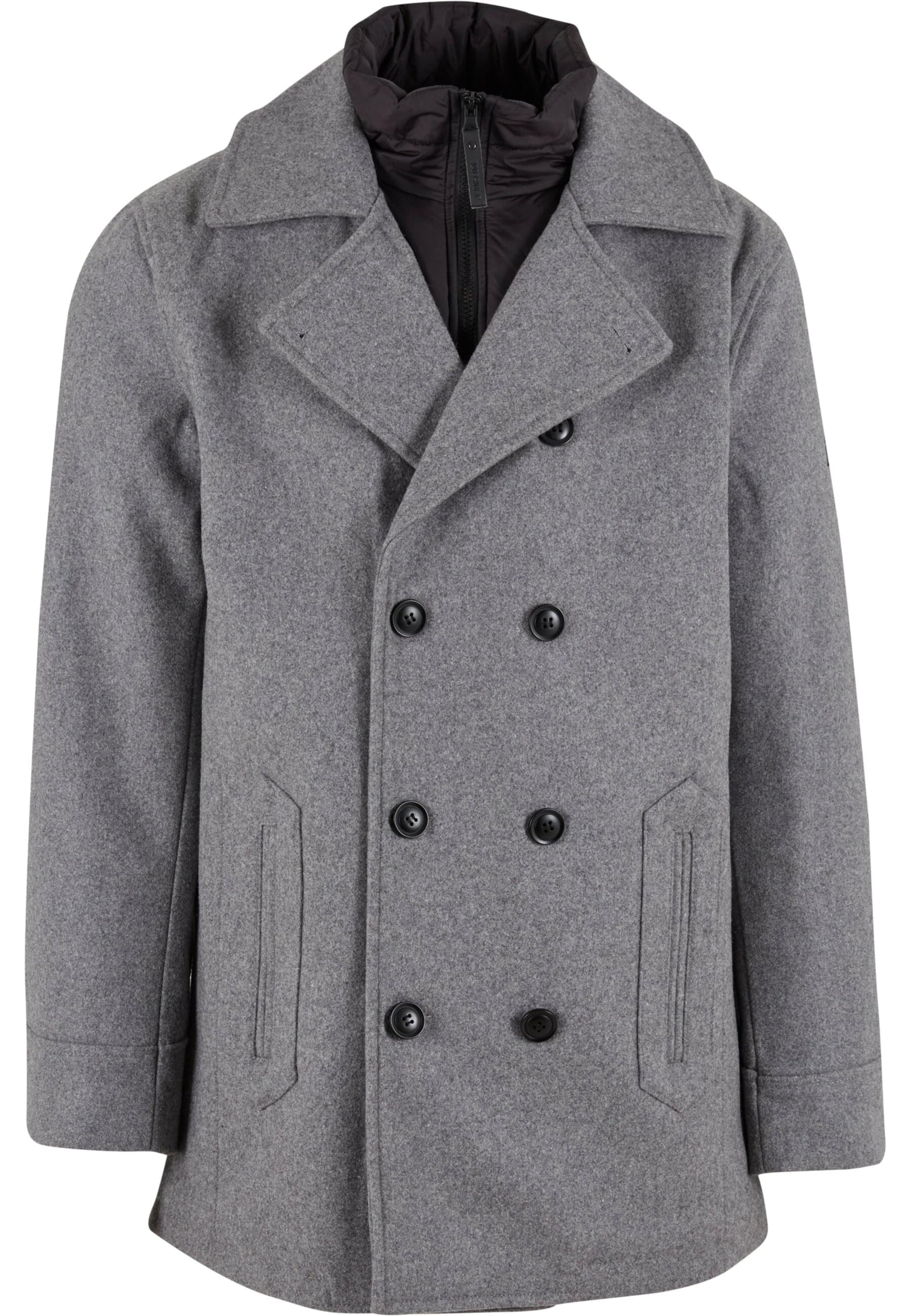 Cappotto invernale 'Lunillo' di INDICODE JEANS in grigio: frontale
