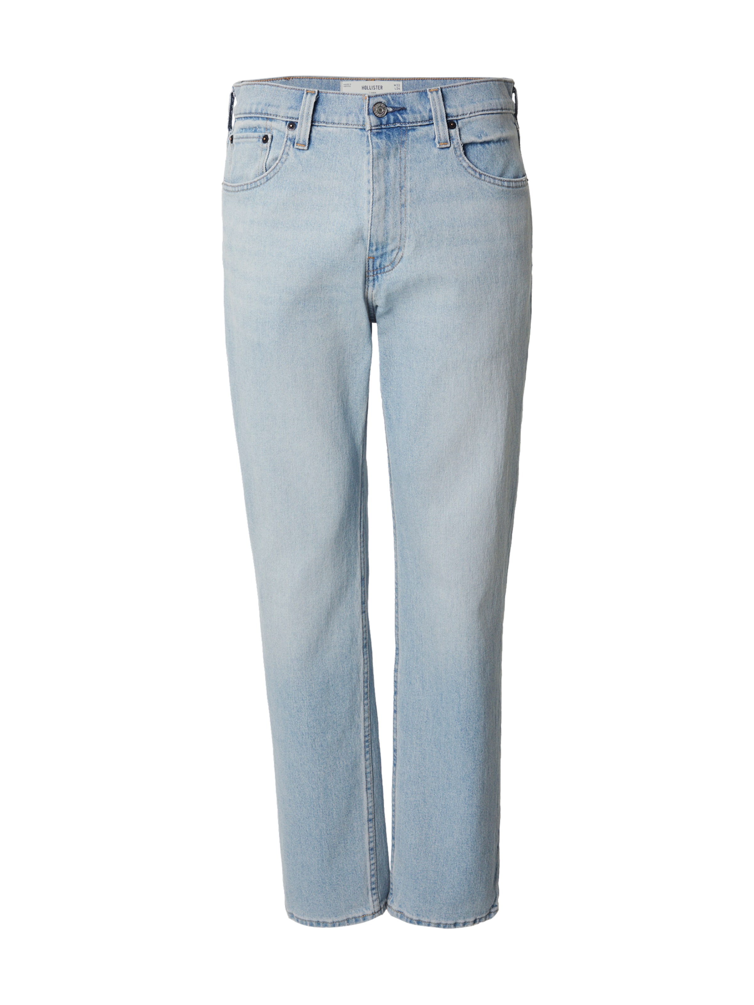 HOLLISTER Ohlapna forma Kavbojke | modra barva: sprednja stran