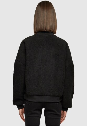 Urban Classics Sweatshirt 'Sherpa' in Black