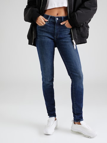 Skinny Jean 'Lhana' G-Star RAW en bleu : devant