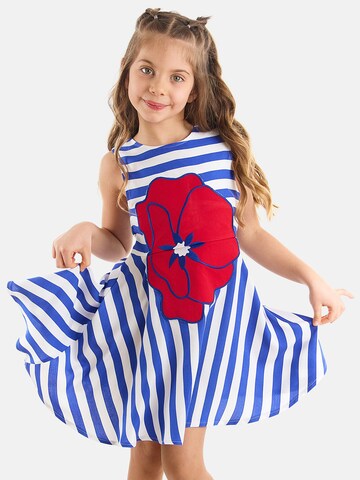 Denokids Kleid 'Poppy Striped' in Blau: Vorderseite