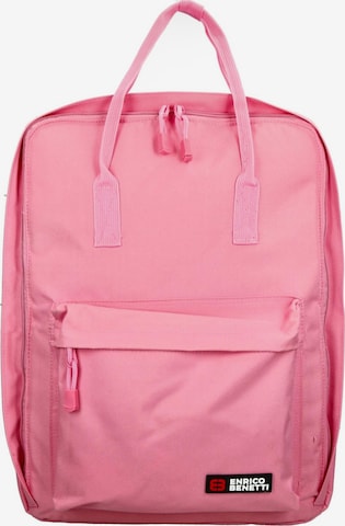 Sac à dos Enrico Benetti en rose : devant