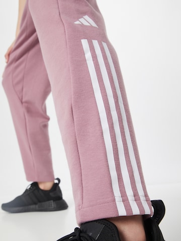 ADIDAS PERFORMANCE Loose fit Workout Pants 'Train Essentials-Fit ' in Purple