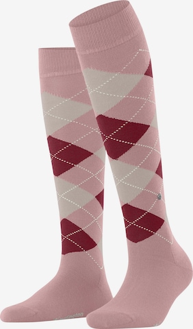 BURLINGTON Overknee Strümpfe 'Marylebone' in Pink: Vorderseite
