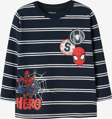 mėlyna NAME IT Marškinėliai 'NMMFreman Spider': priekis