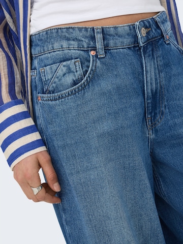ONLY Wide Leg Jeans 'ONLFRANCESCA' i blå