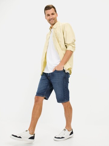 CAMEL ACTIVE Loosefit 5-Pocket Denim Shorts aus Baumwolle in Blau