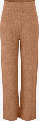 Pantaloni 'KANIKA' di PIECES in marrone: frontale