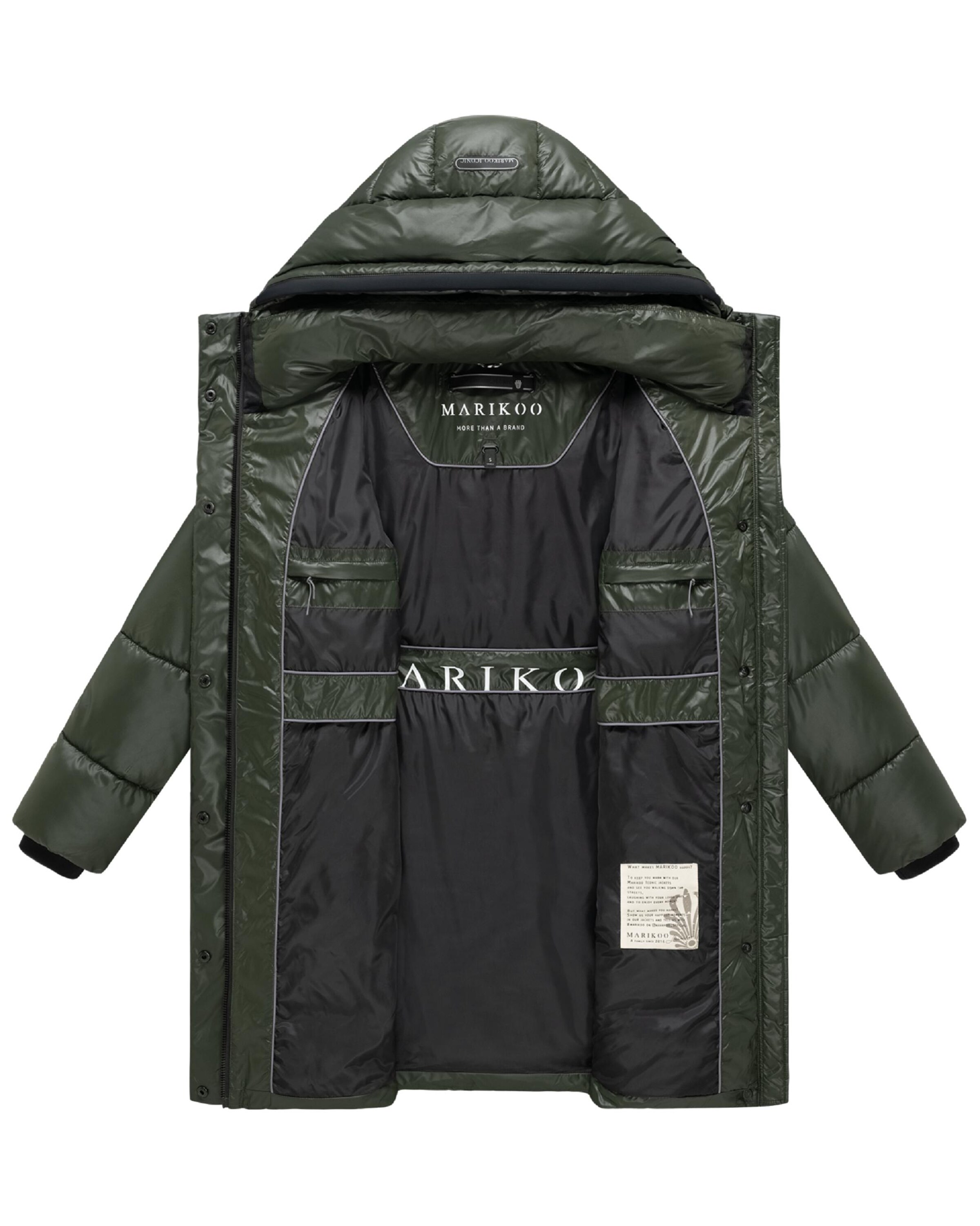 Manteau d’hiver 'Yumee XVI' MARIKOO en vert