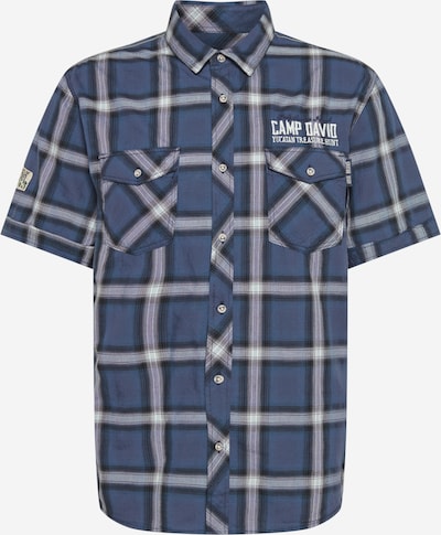 CAMP DAVID Chemise en bleu nuit / bleu-gris / blanc, Vue avec produit