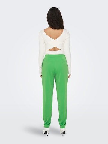 Coupe slim Pantalon 'JADA-MERLE' ONLY en vert