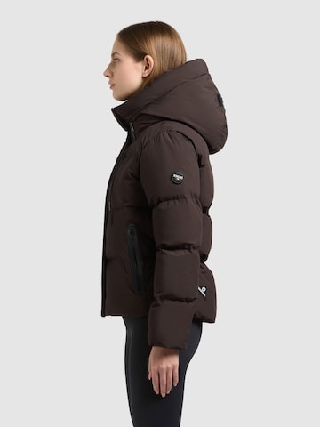 khujo Jacke 'Enits' in Braun