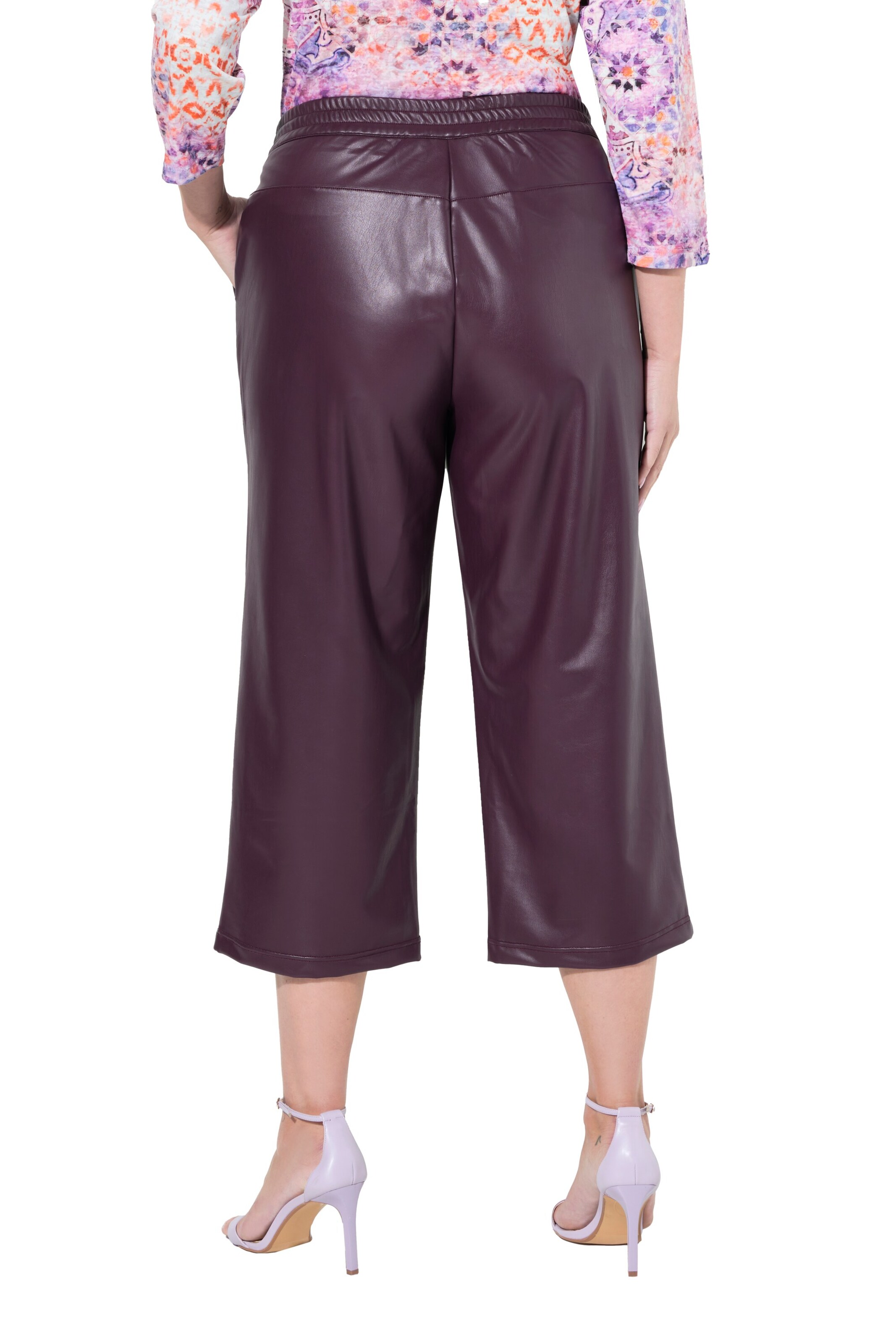 MIAMODA Wide leg Chino in Lila