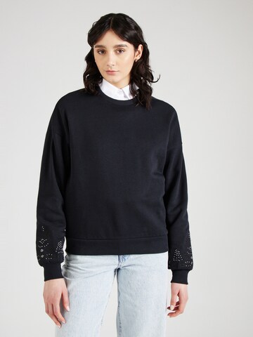 ONLY Sweatshirt 'ONLCORA' in Black: front