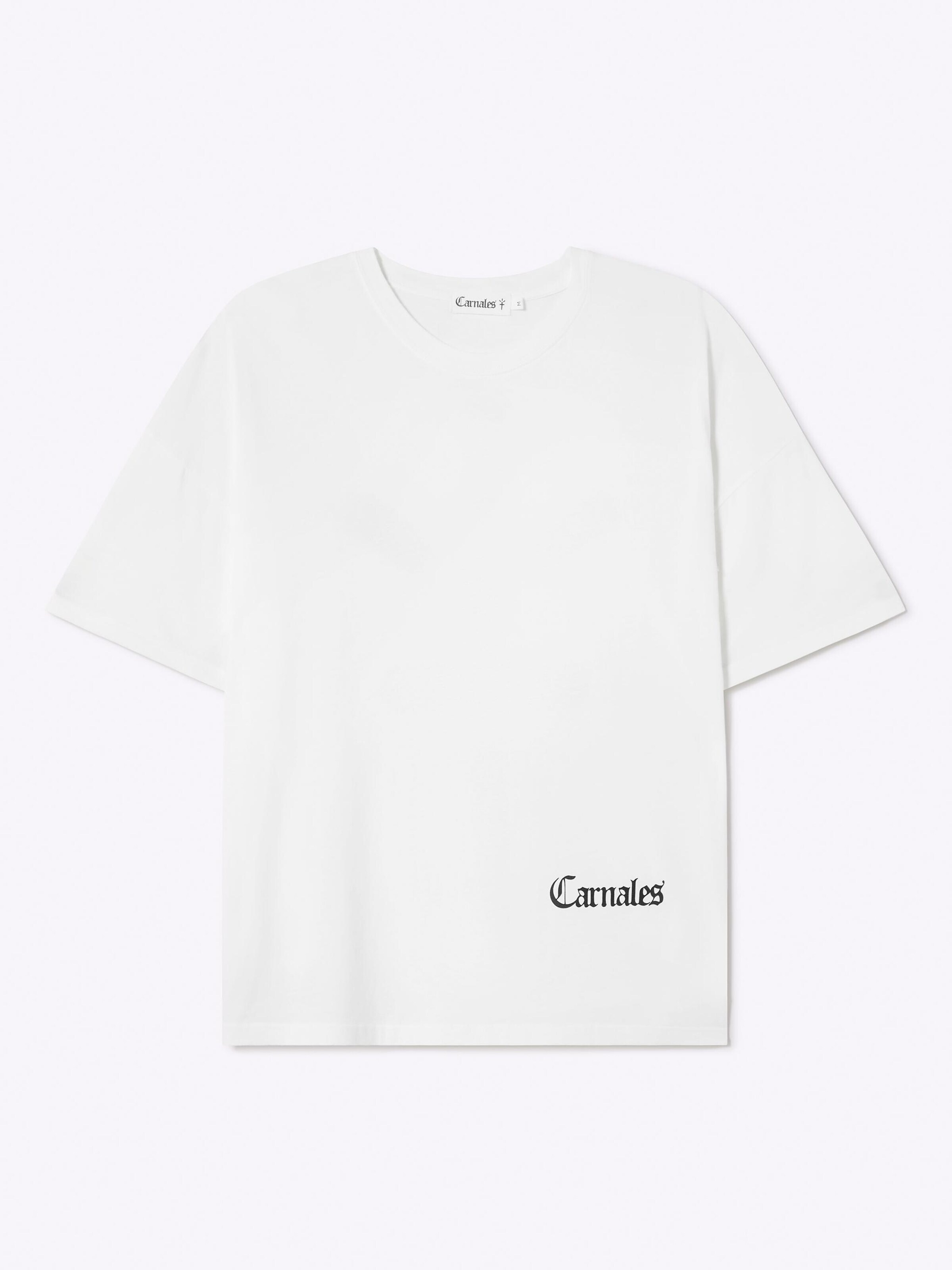 Carnales - Camiseta 'Camiseta' en blanco: frente