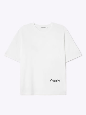 Carnales - Camiseta 'Camiseta' en blanco: frente