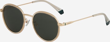 Polaroid Sunglasses in Gold: front