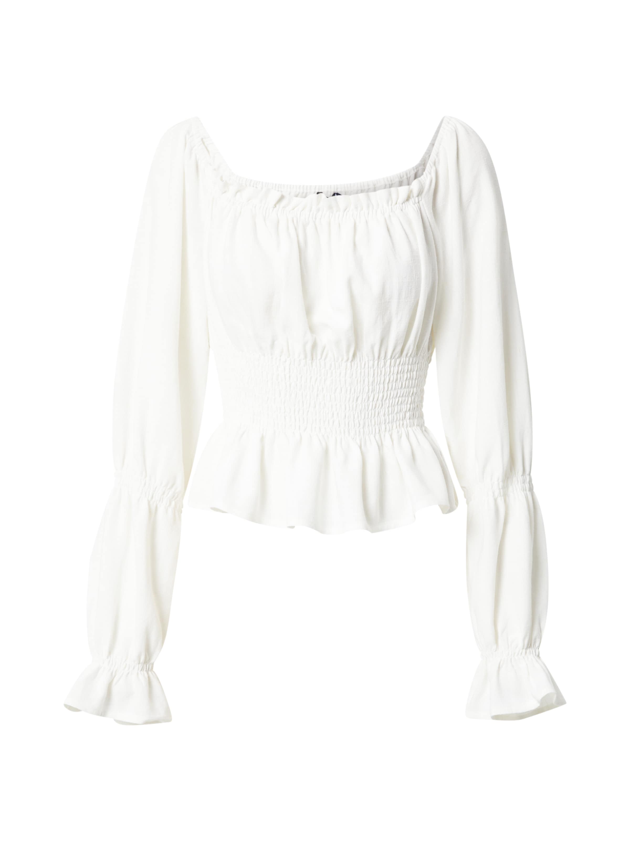 Nasty Gal Блузка в Белый: спереди