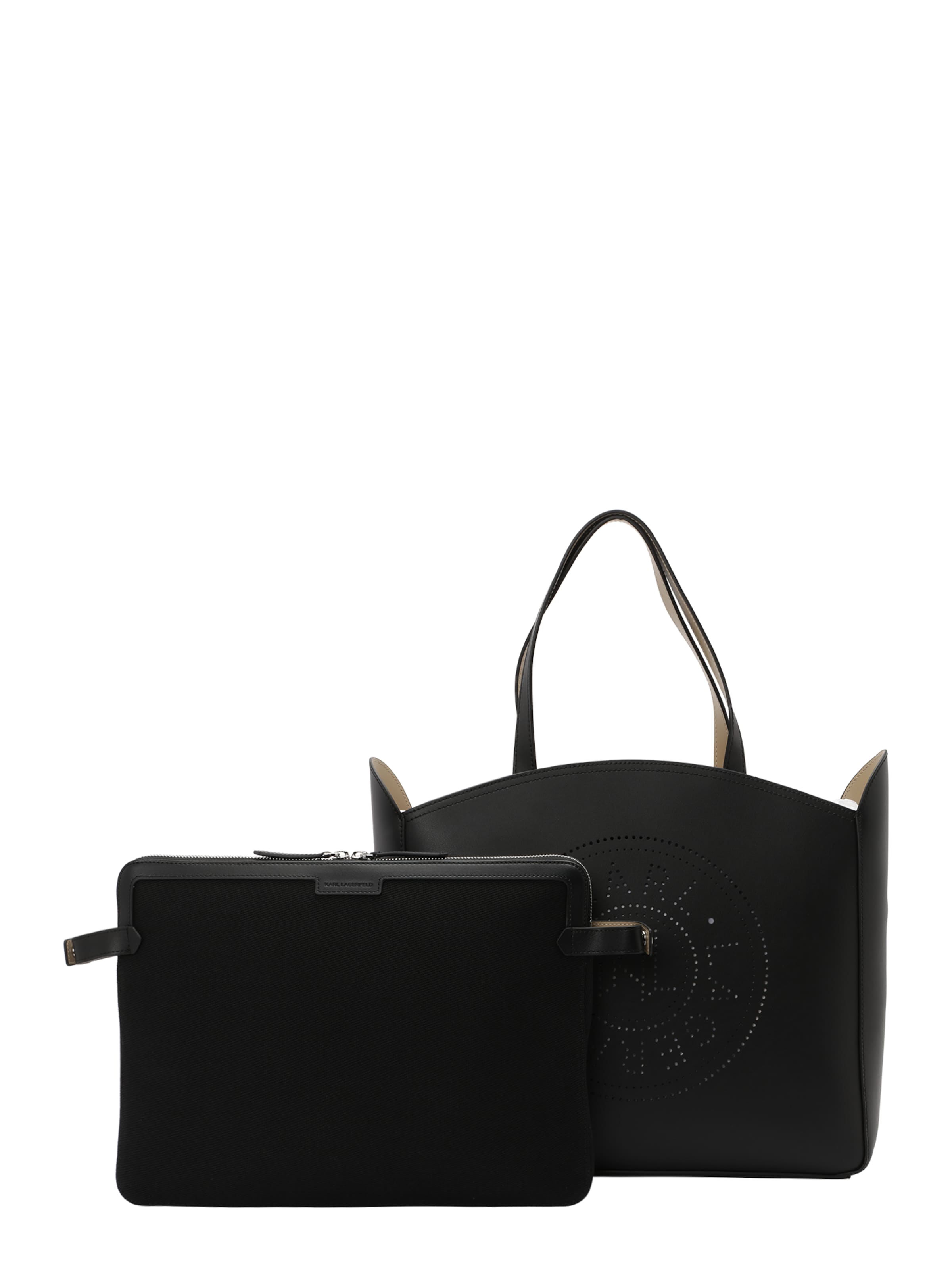 Karl Lagerfeld Shopper in Schwarz