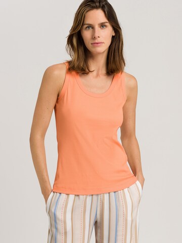 Hanro Top in Orange: front