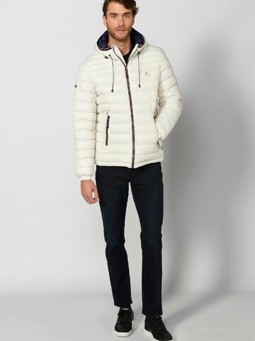 KOROSHI Between-Season Jacket in Beige