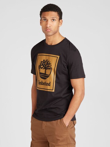 TIMBERLAND T-shirt i svart: framsida