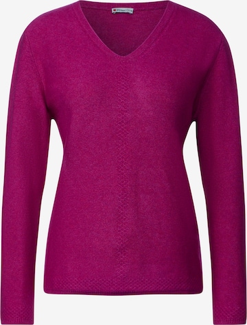 STREET ONE Sweater in Purple: front